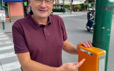 Ampelanlange für sehbehinderte menschen