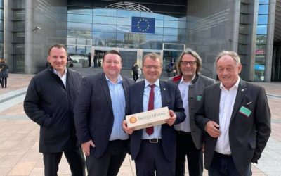 Die Abgeordneten des burgenländischen Landtags auf Besuch in Brüssel ??