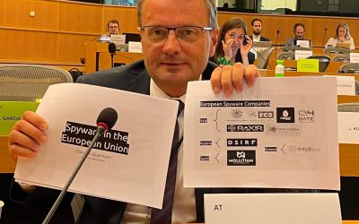 Anhörung von Spionageopfern im Europäischen Parlament