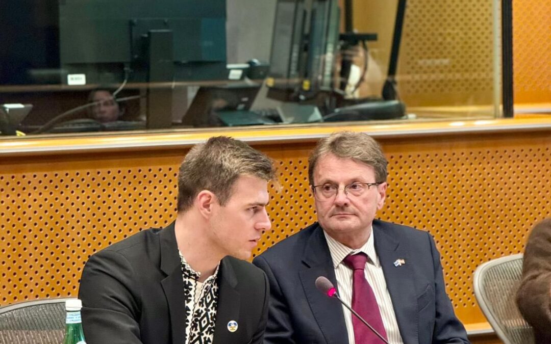 Vladyslav Heraskevych im Europäischen Parlament!